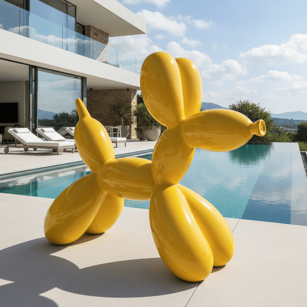 Balloon Dog – H 180 cm x L 210 cm x W 90 cm