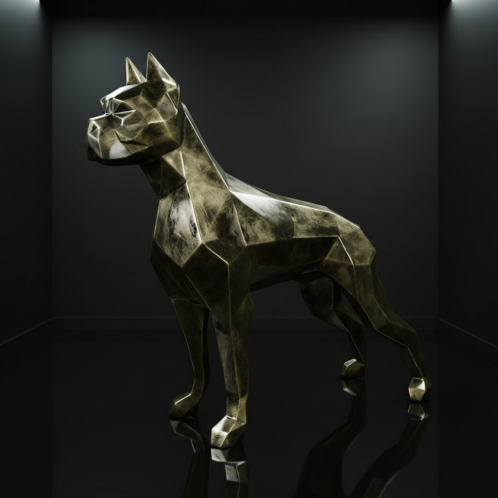 Dog Boxer Angular-H 170 cm