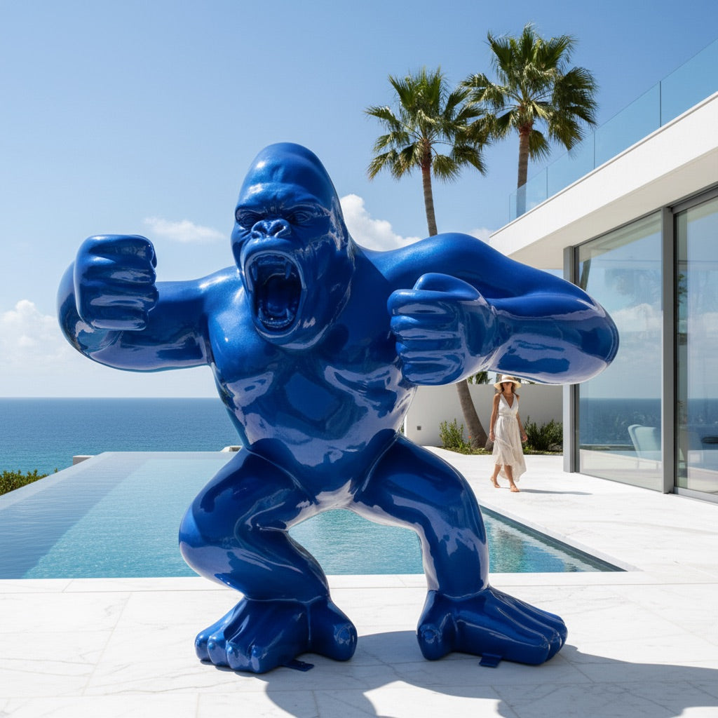 Gorilla–Red Glossy-H 180 cm