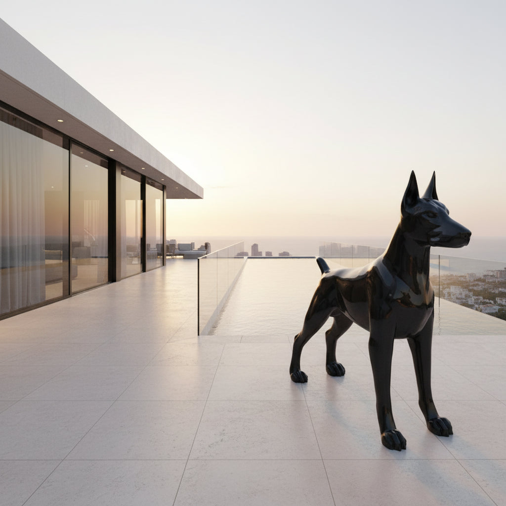 Dog Doberman – H 180 x L 202 cm