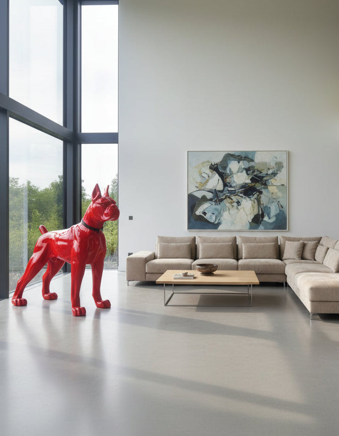 Dog Boxer – H 180 x L 190 cm
