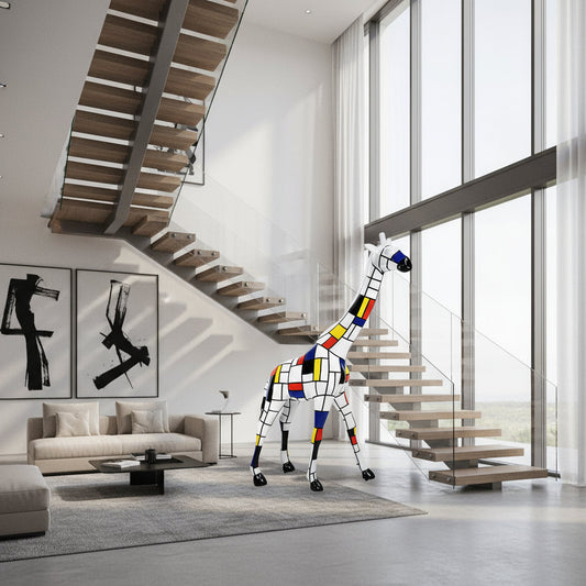 Grande sculpture design pour salon moderne