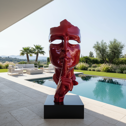 Mask–Blue Glossy-H 190 cm