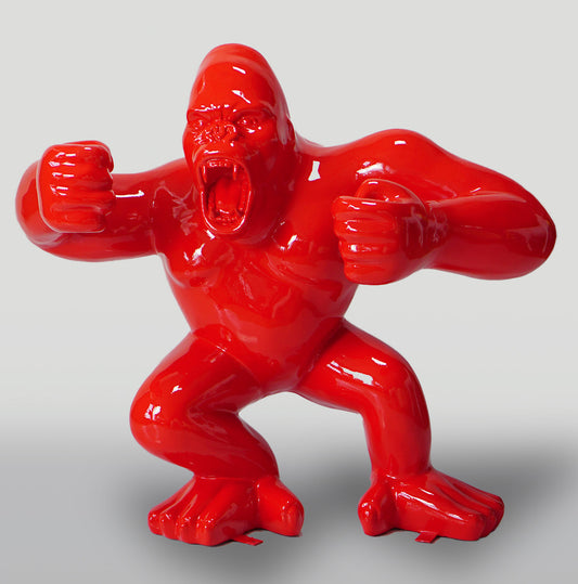 Gorilla–Red Glossy-H 180 cm