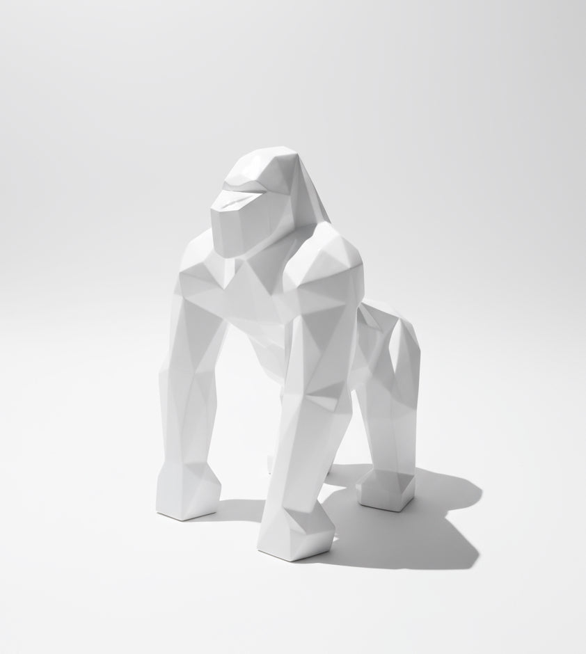 Gorilla Angular-White Matte-H 135 cm