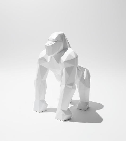 Gorilla Angular-White Matte-H 135 cm