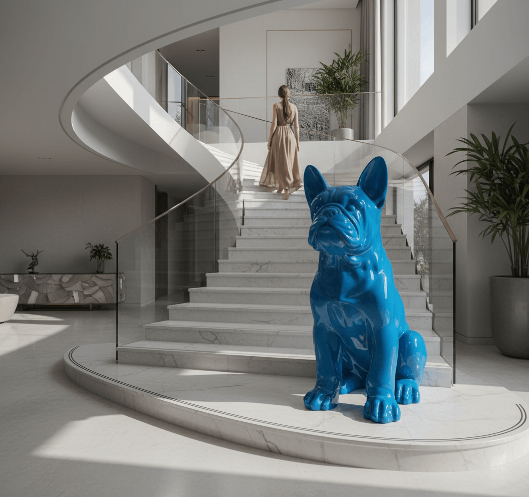 Bulldog Seated – H 170 cm