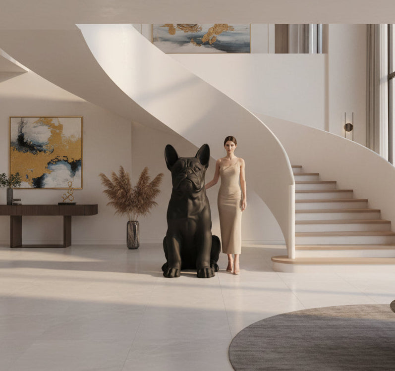 Bulldog Seated – H 170 cm