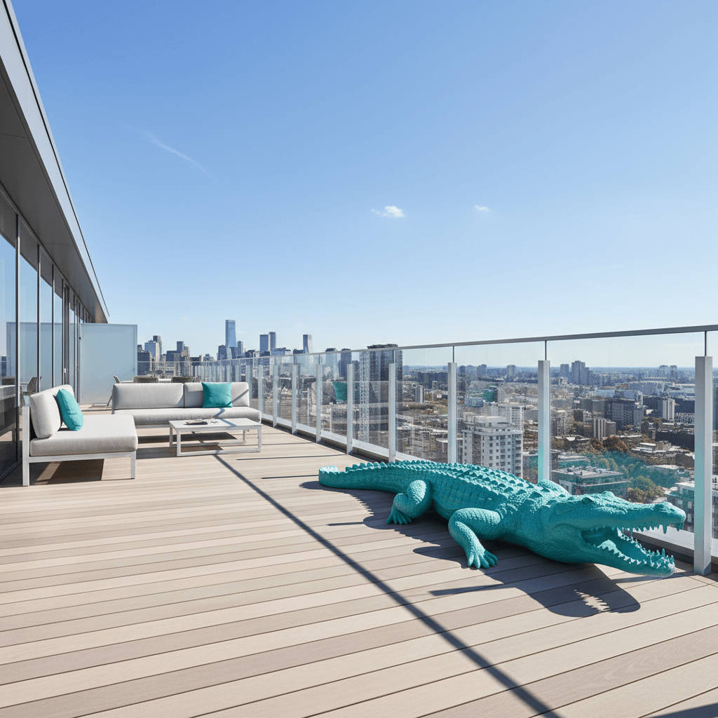 Crocodile - L 320 cm