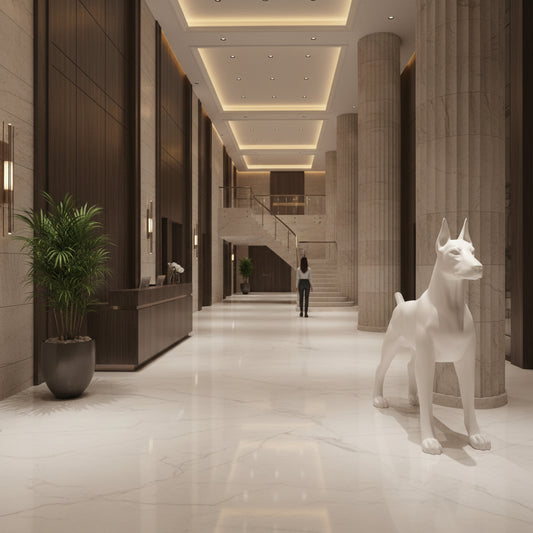 Dog Doberman – H 180 x L 202 cm