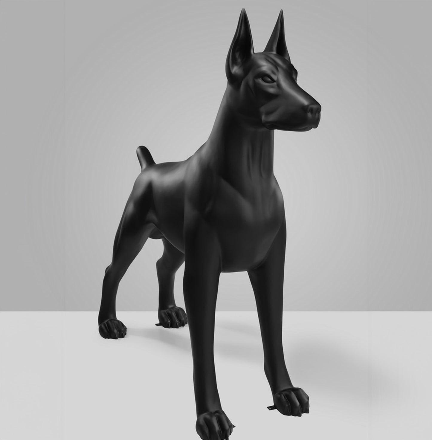 Dog Doberman – H 180 x L 202 cm
