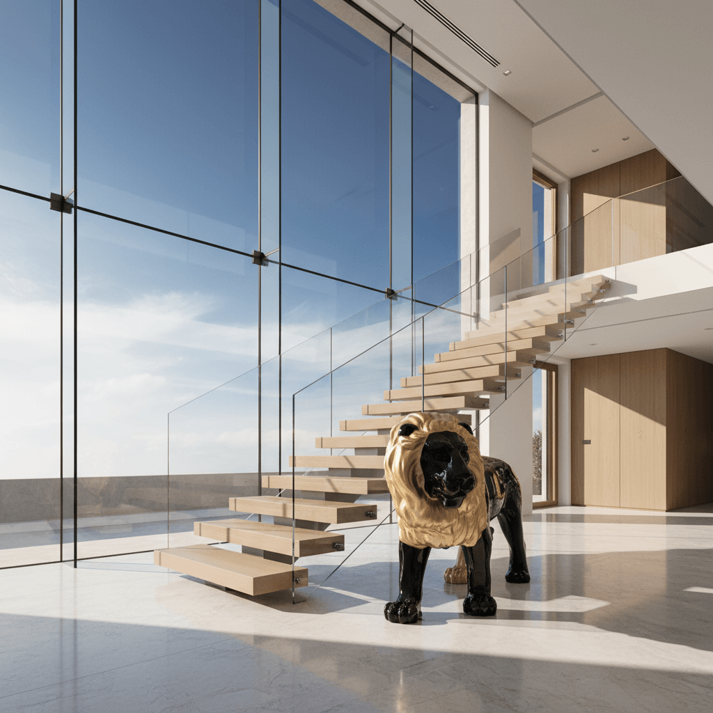 Lion – H 125 x L 185 cm