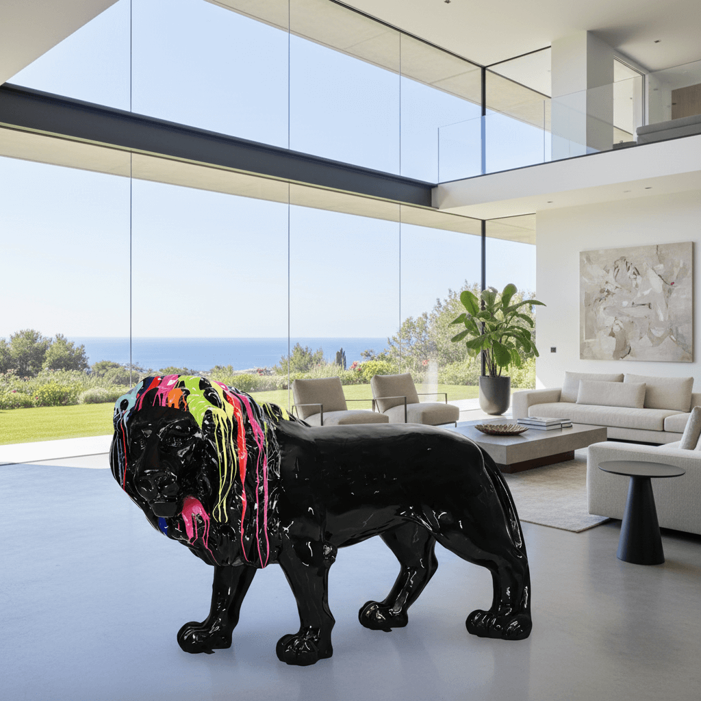 Lion – H 125 x L 185 cm