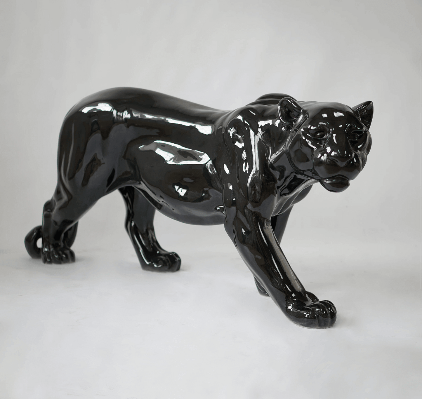 Panther-Black Glossy-H 72 cm x L 160 cm