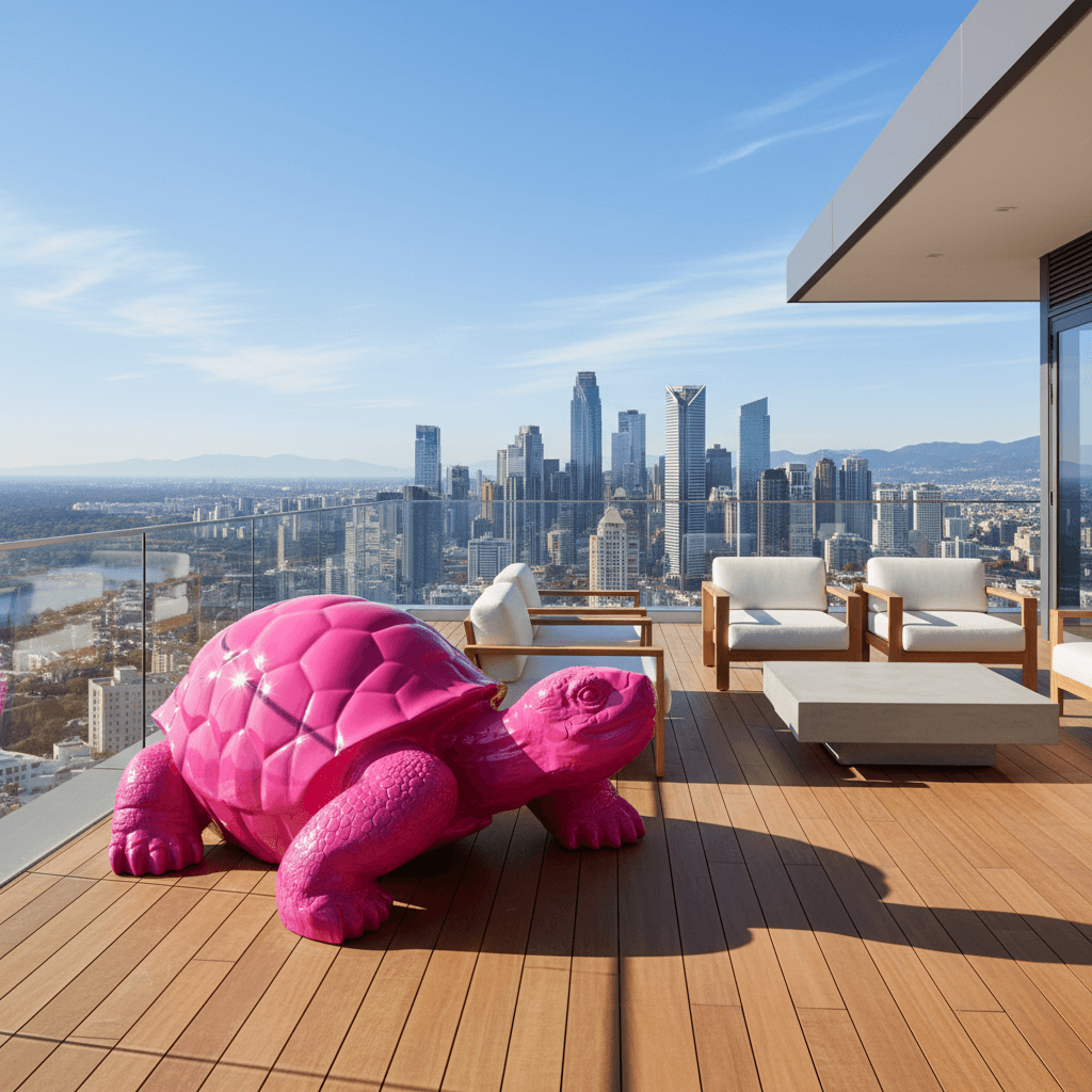 Turtle – H 63 cm x L 196 cm x W 130 cm